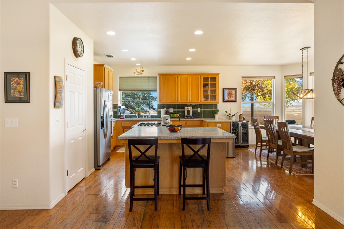 Prepare beautiful meals in the spacious, open floor plan kitchen