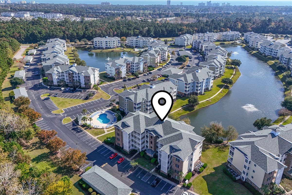 Breathtaking aerial view of the entire vicinity, showcasing scenic landscapes, lush greenery, and the vibrant surroundings—offering a unique perspective of the beauty and tranquility of the area