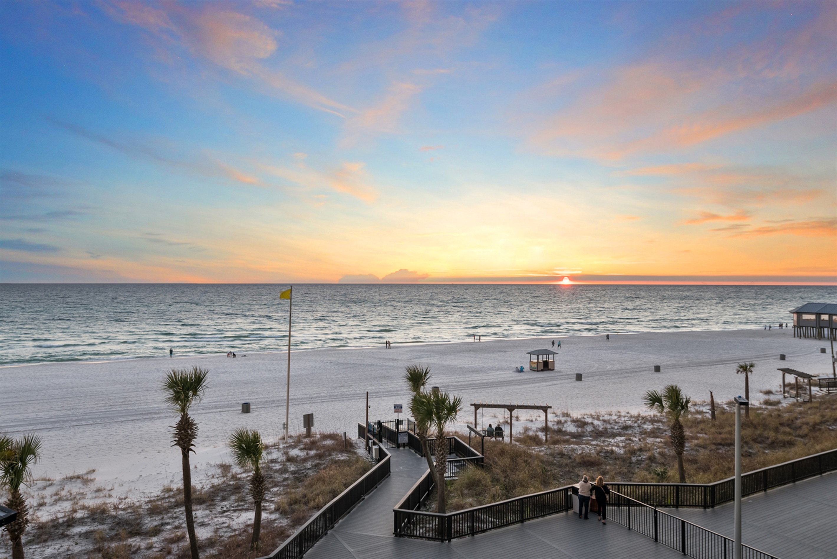 The ultimate Gulf sunset views from your private balcony.