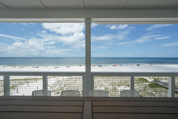 Top floor deck