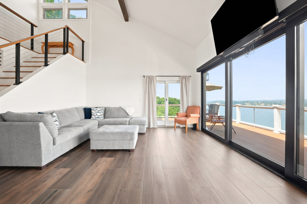 Living Room with HUGE VIEW