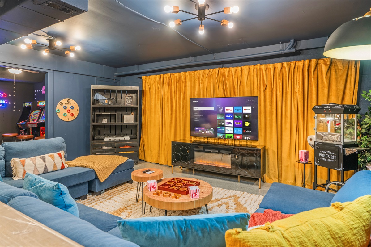 🍿 Welcome to the movie lounge — the perfect spot to curl up, relax, and enjoy your favorite films in comfort. 🎬✨