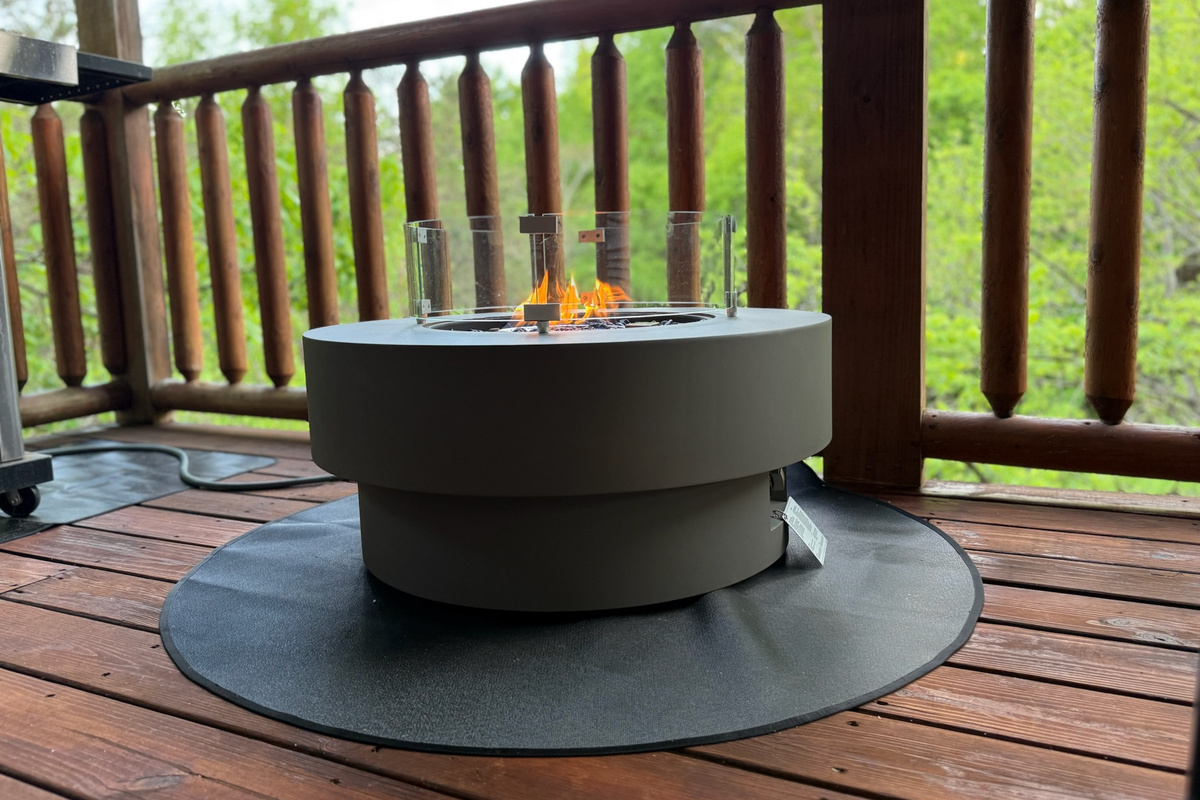 outside gas fire pit