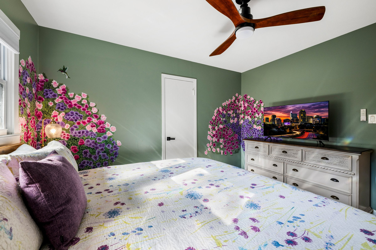 The Azalea Room was inspired by North Carolina's famous spring blooms.