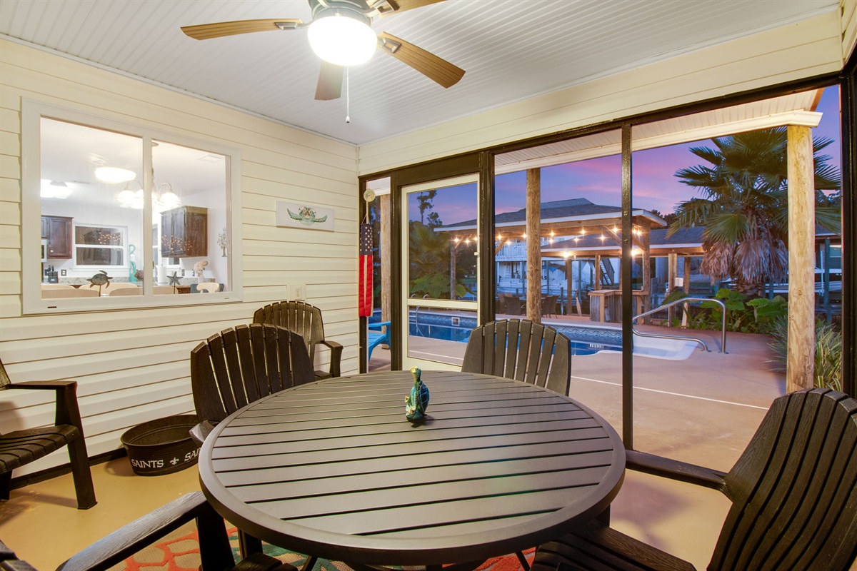 Screened in Patio