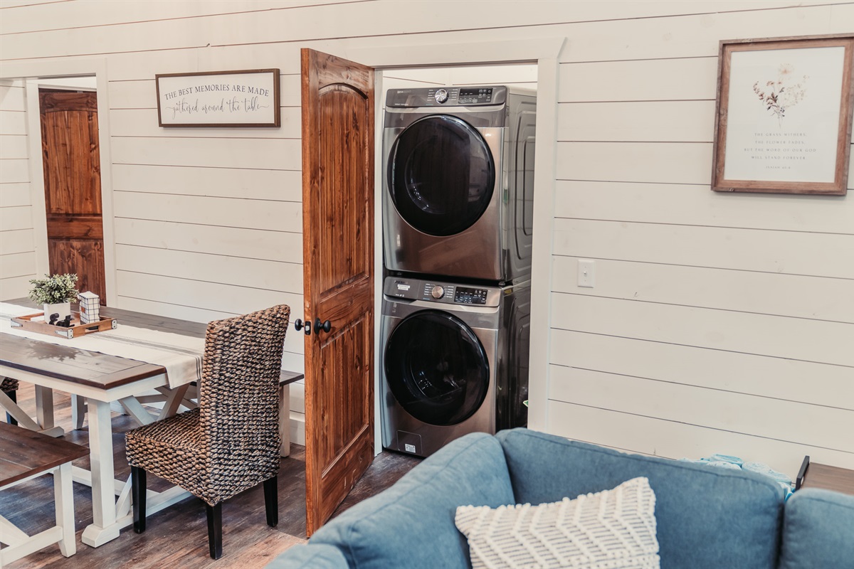 If you need to do laundry...
