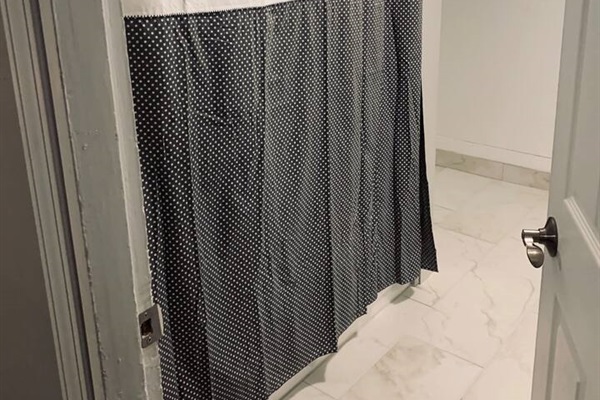 Strong water pressure