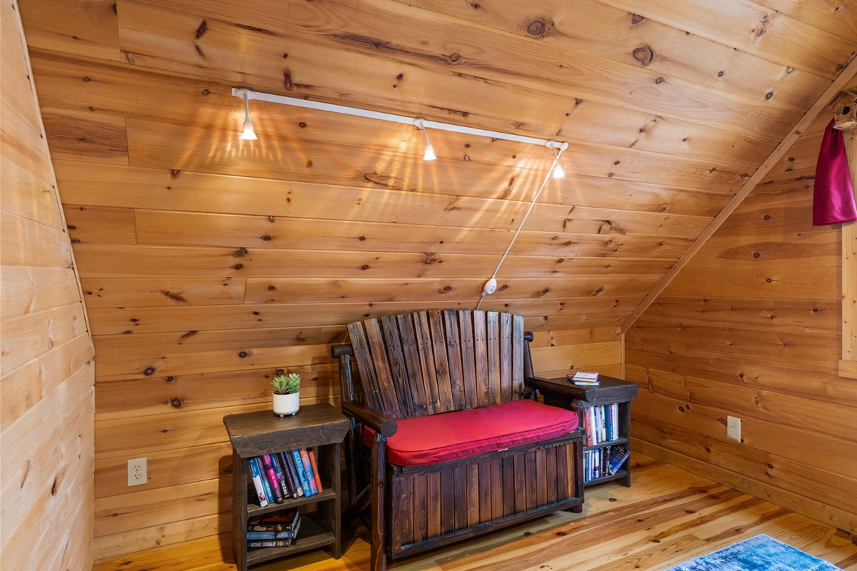 A cozy and inviting space designed for quiet moments, perfect for enjoying your favorite books.