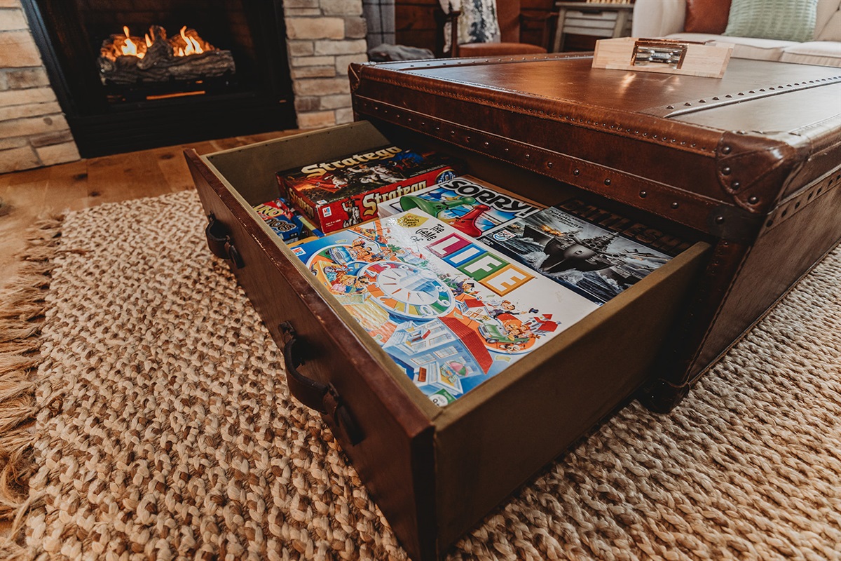 Challenge someone to a game night with our large collection of board games.