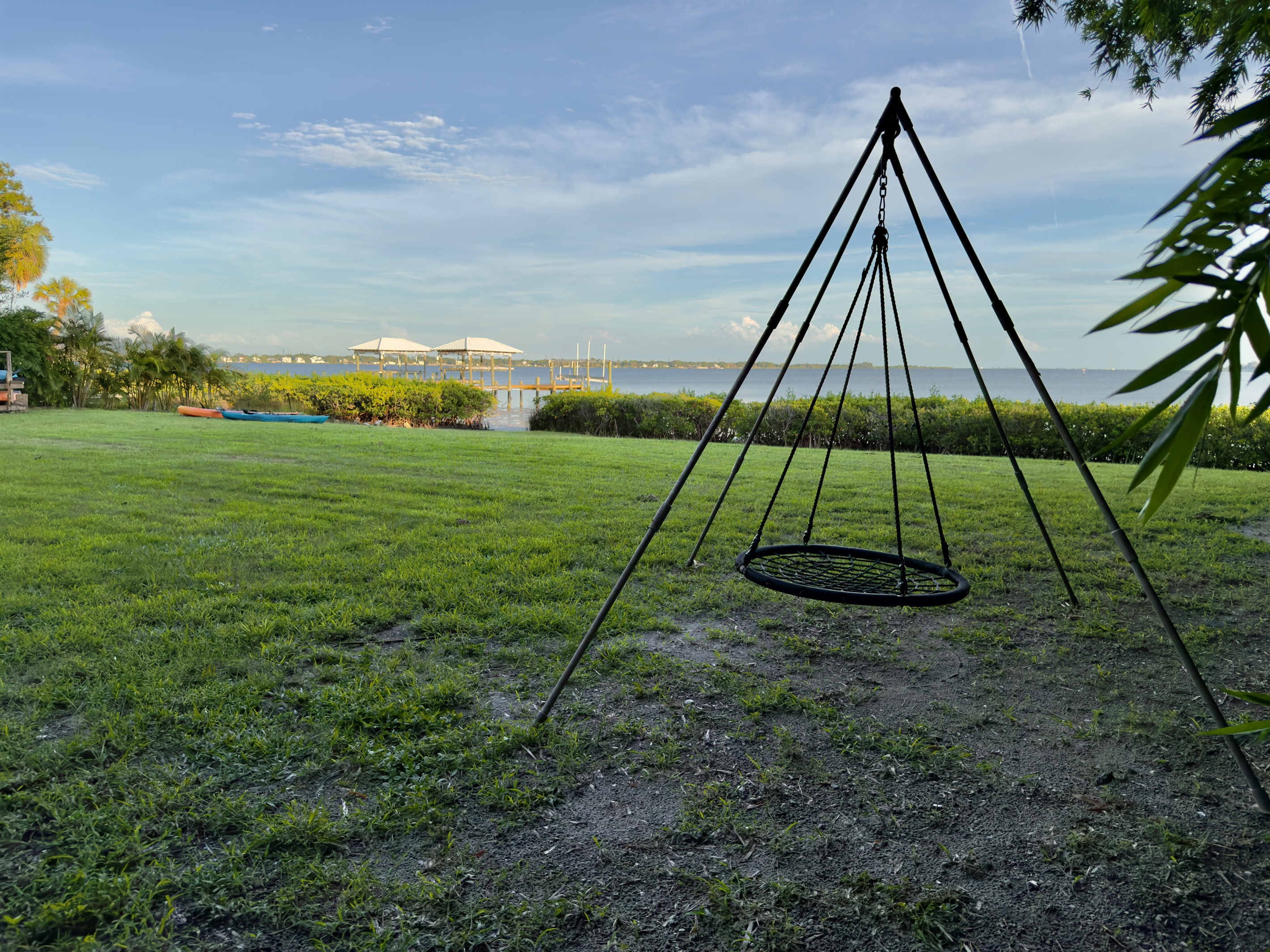 A serene swing for lazy afternoons and sunset watching.