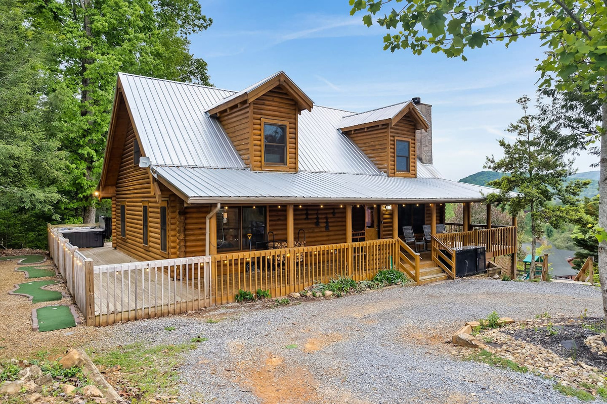 Front of the cabin