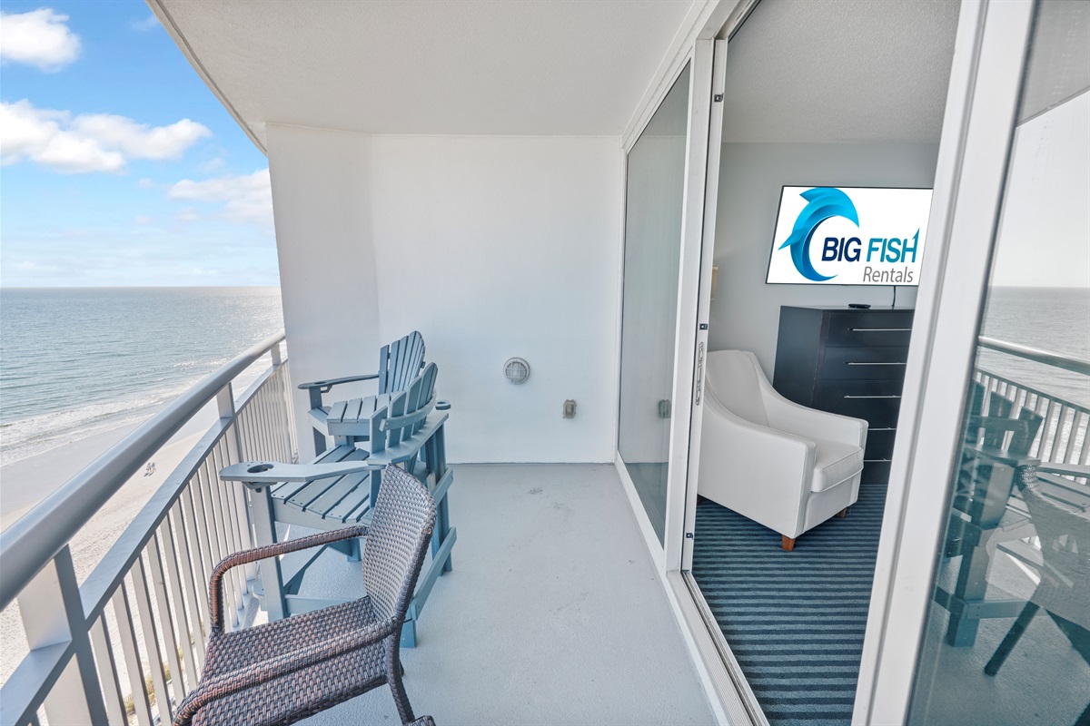 Breathtaking Views from Balcony!