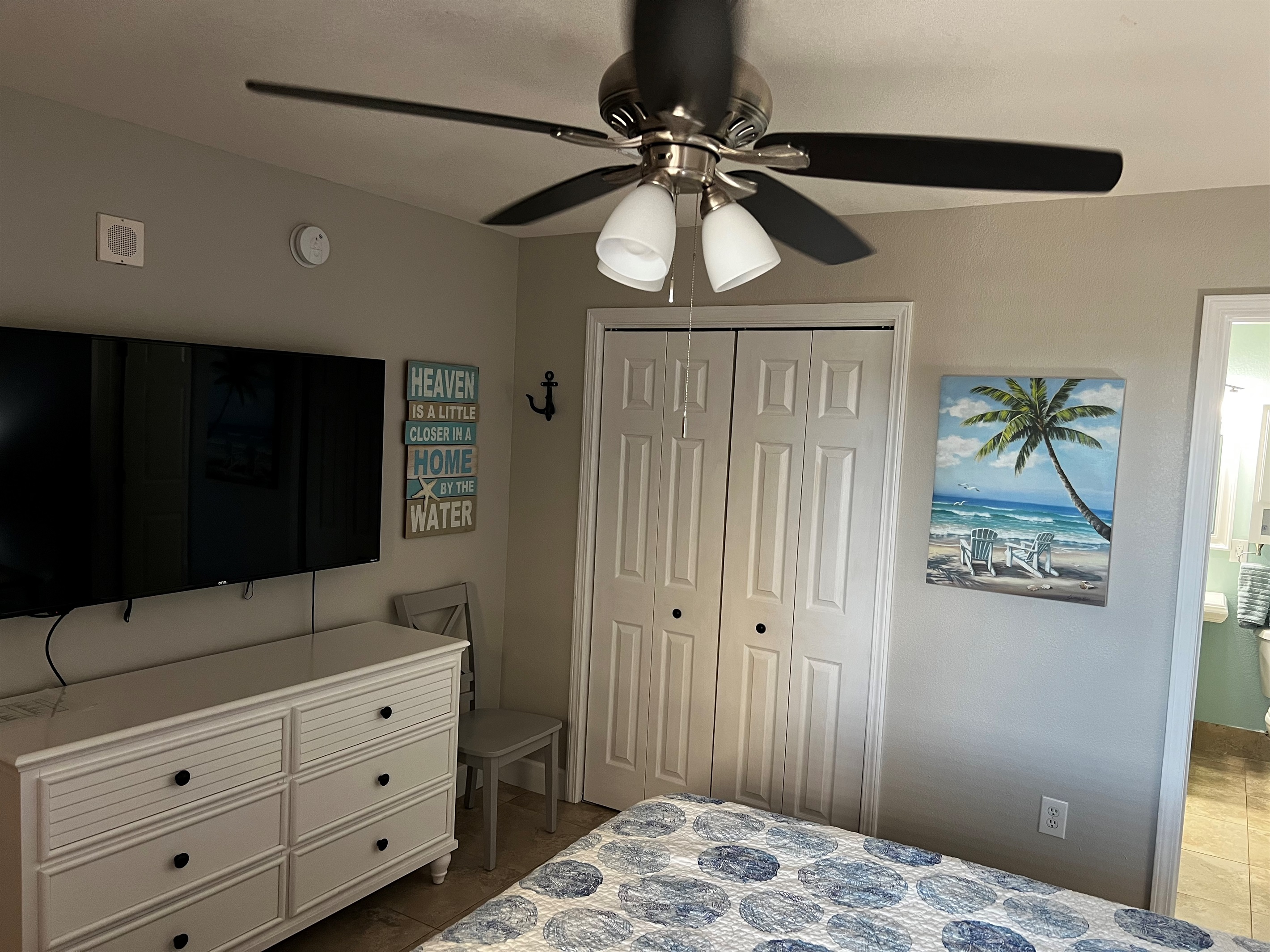 Plenty of closet space 