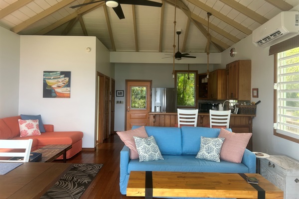 Living pod has everything you need.