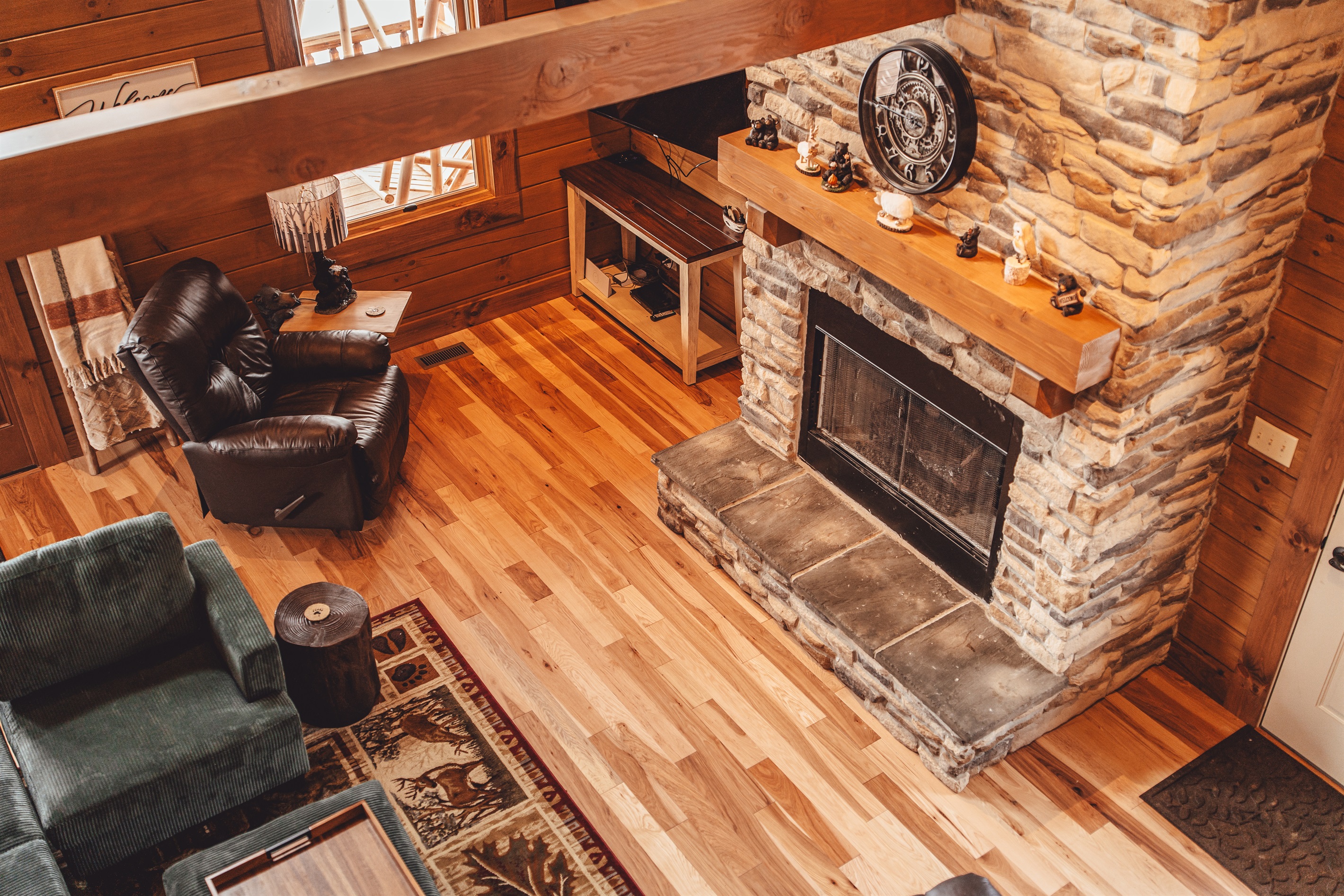 View from Loft Area to Living Room