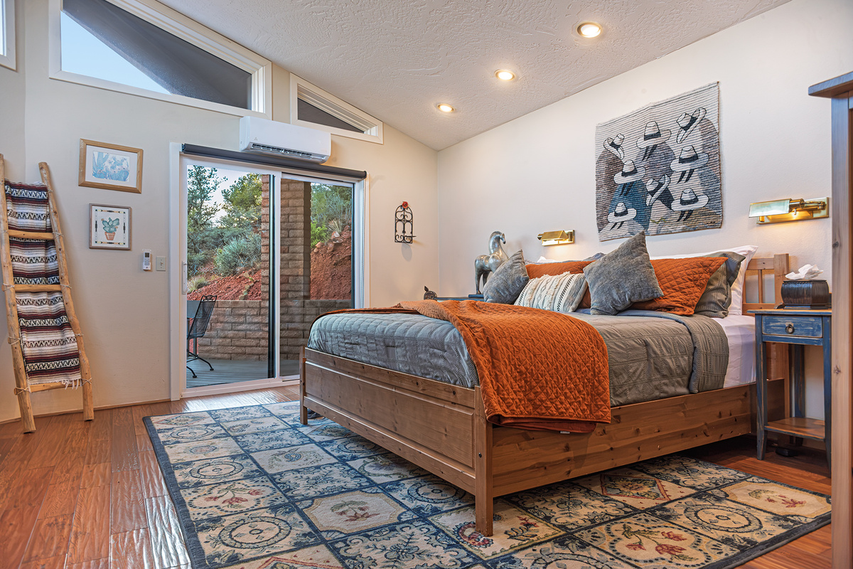 Features direct access to outdoor seating.