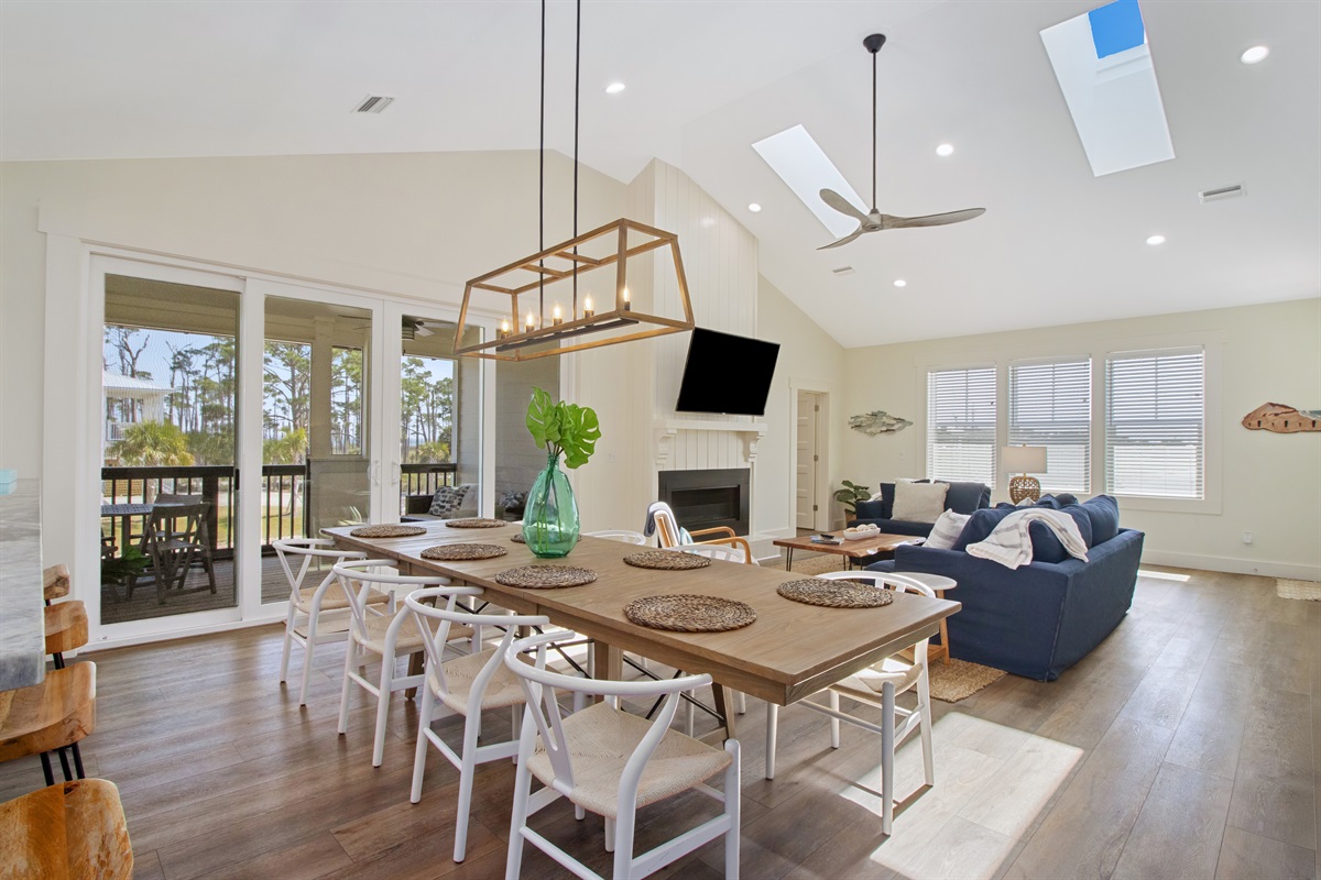 Open concept for living room