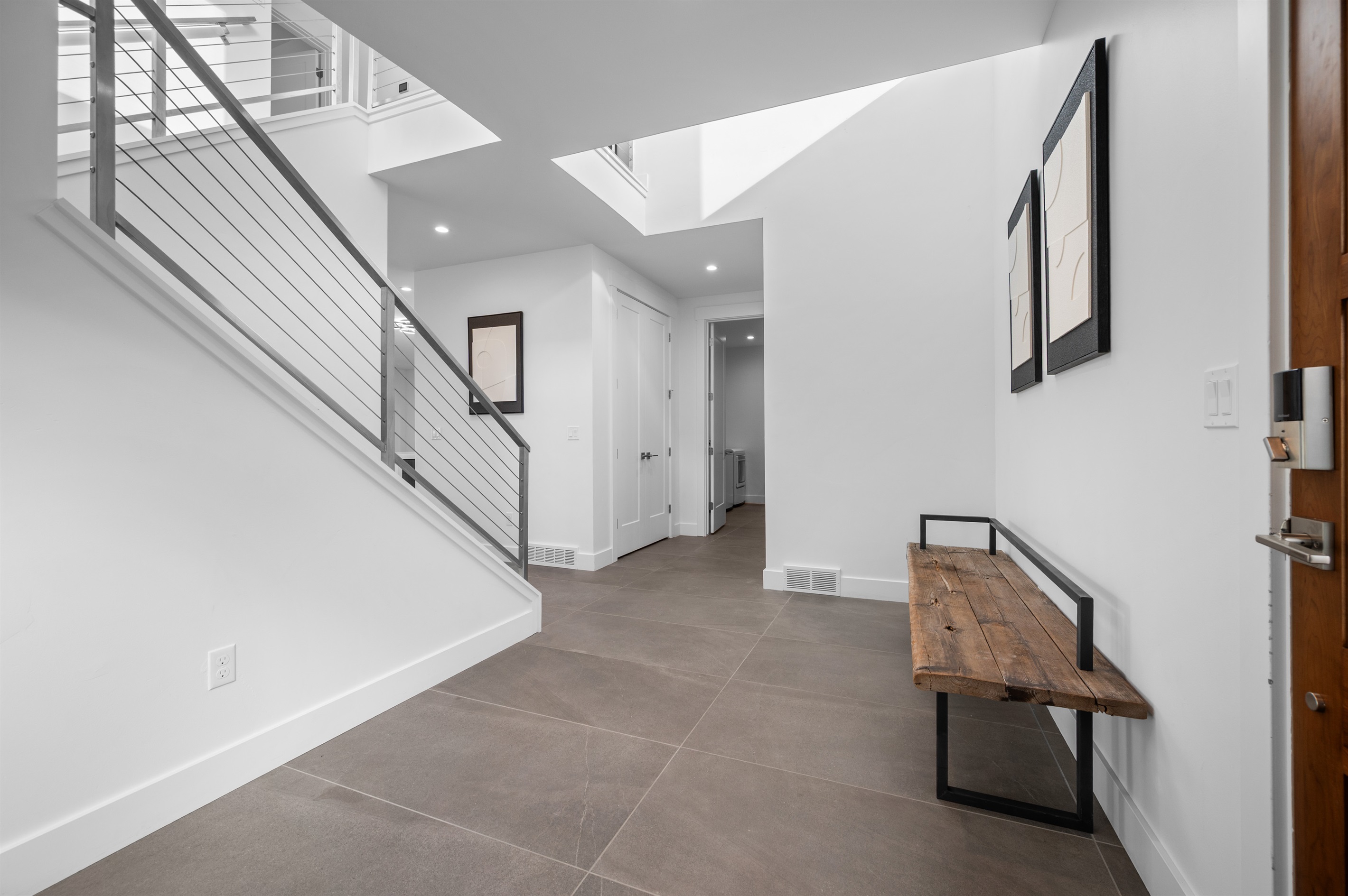 A place to remove your boots as you enter the home.