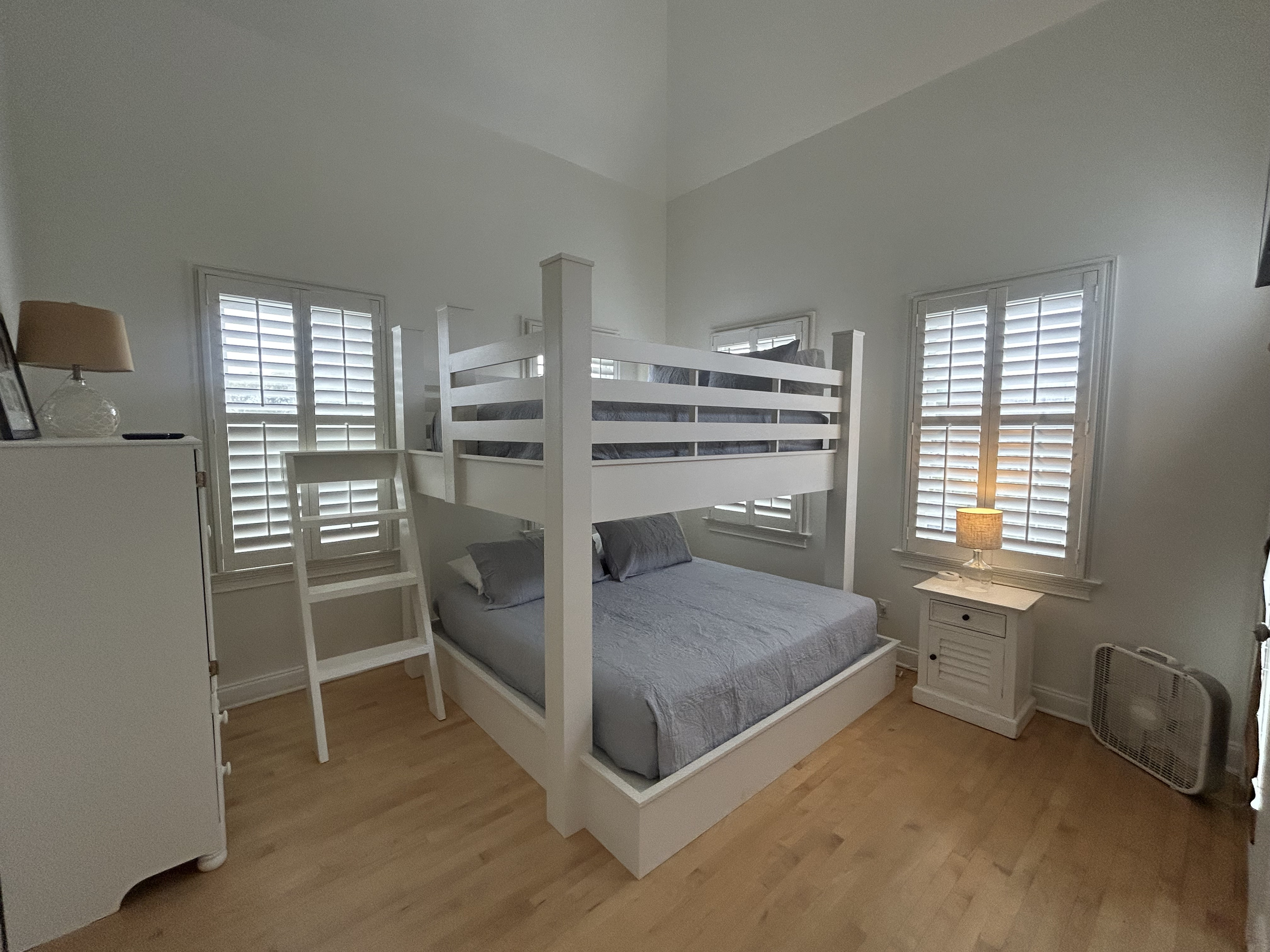 Third Floor, Bunk Bedroom - queen over king (kitchen/dining/family room level) | Twin Palms | 914 Carolina Blvd | Isle of Palms, SC | IOP Escapes
