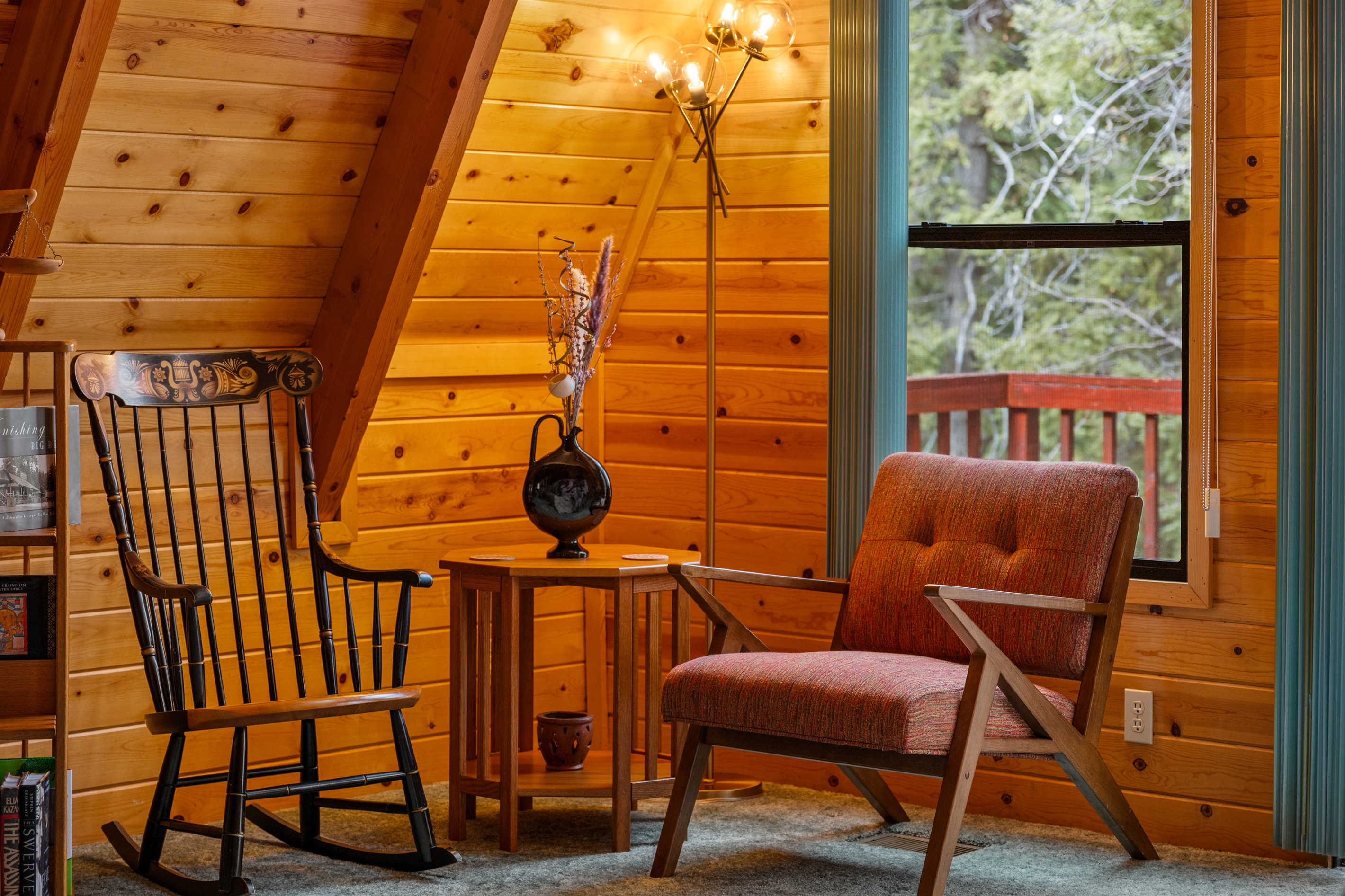 Cozy sitting area in living room