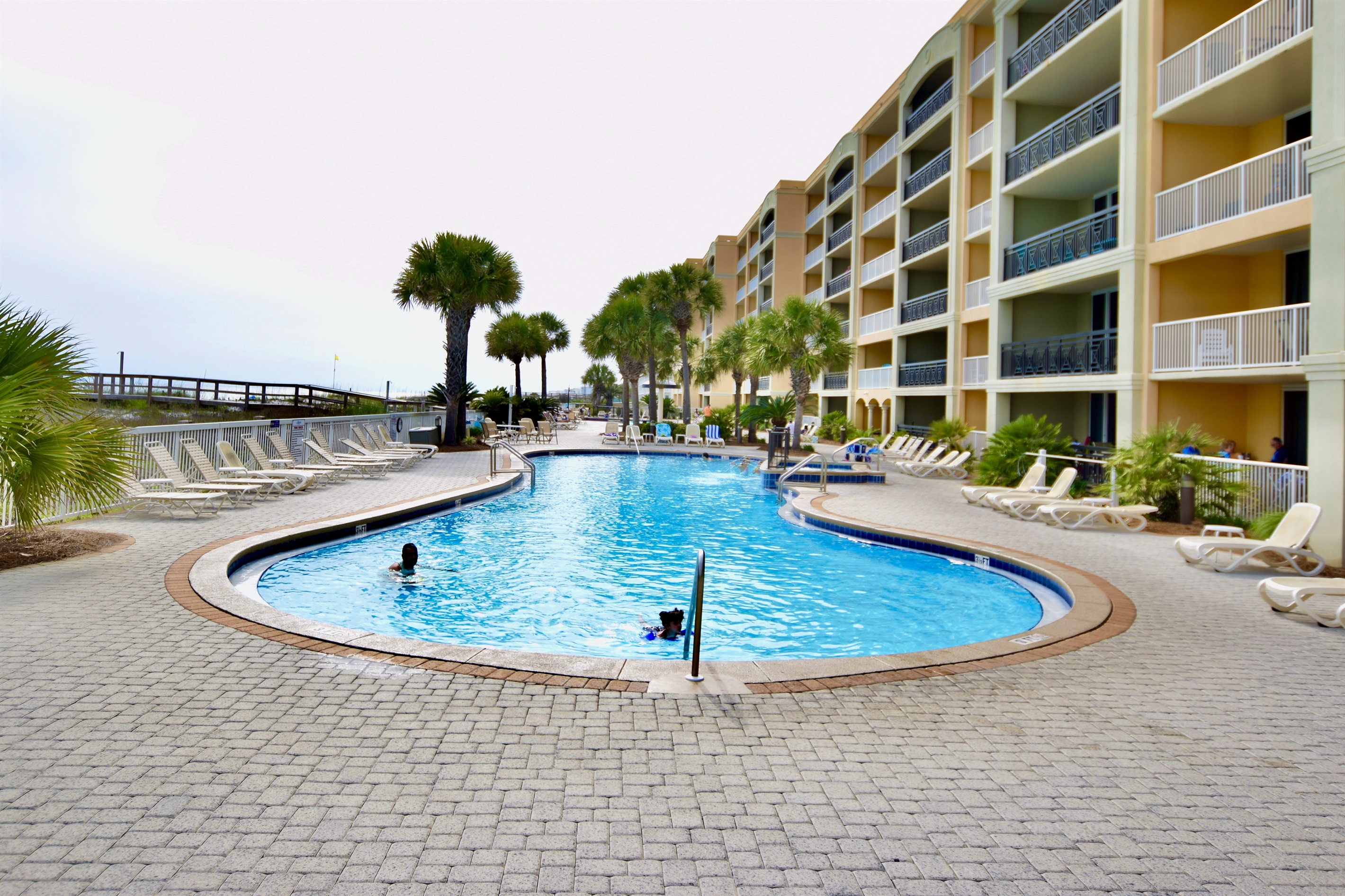Azure Resort: 1 of 2 pools (one pool heated seasonally)