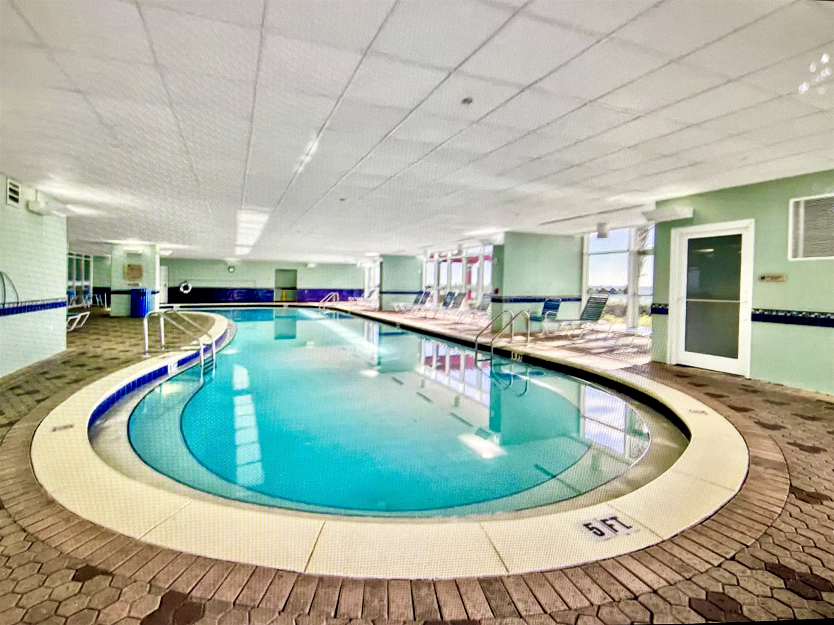 Indoor heated pool!