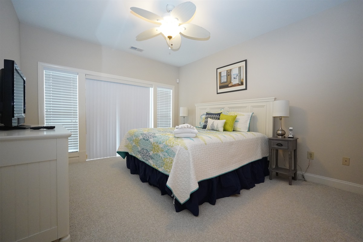 Master King Suite with Dresser Storage and TV