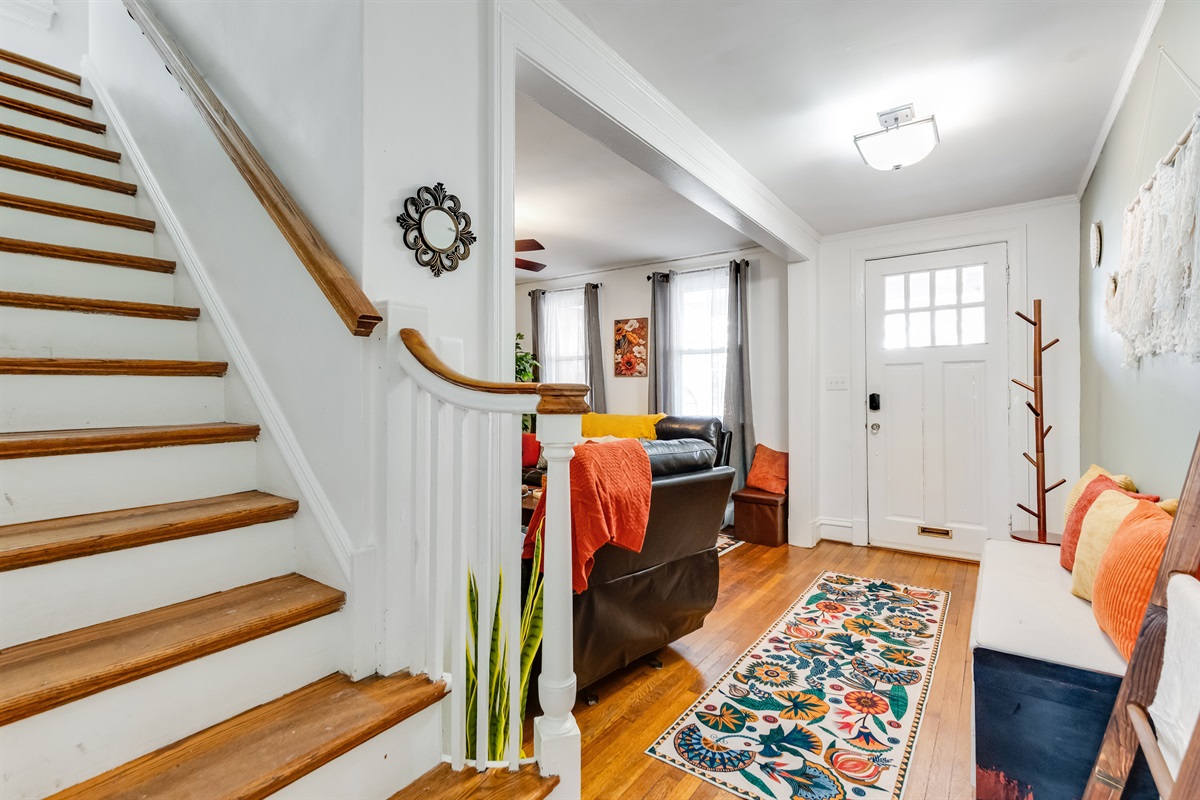 Entryway: Inviting decor and natural light greet you in this charming Richmond escape!