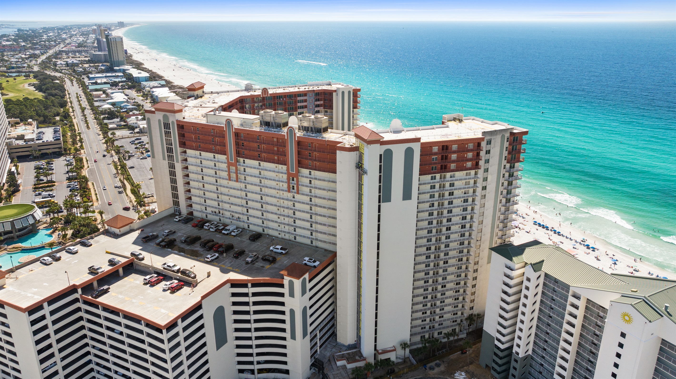 Our 12 story parking garage area.