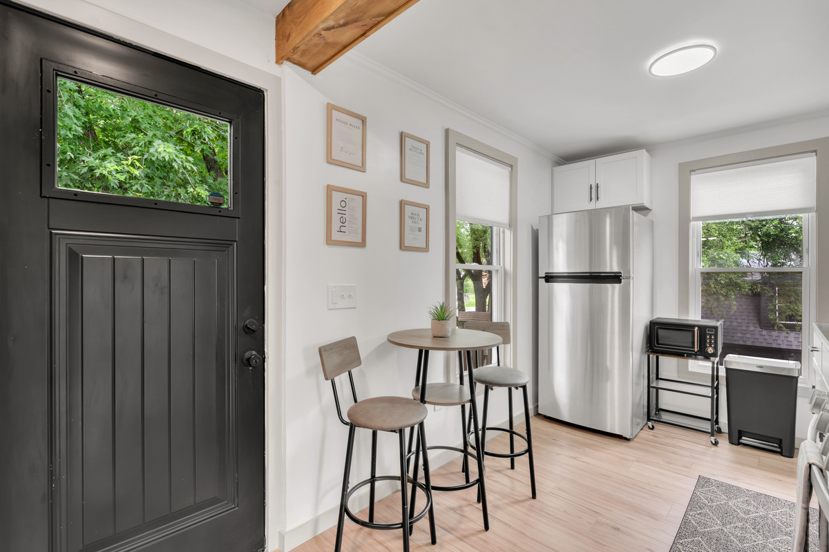 Enjoy any meal in the eat-in kitchen.