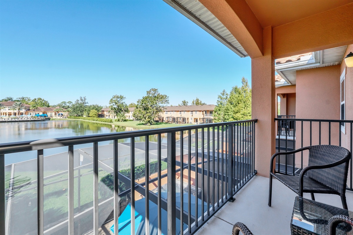 second floor balcony