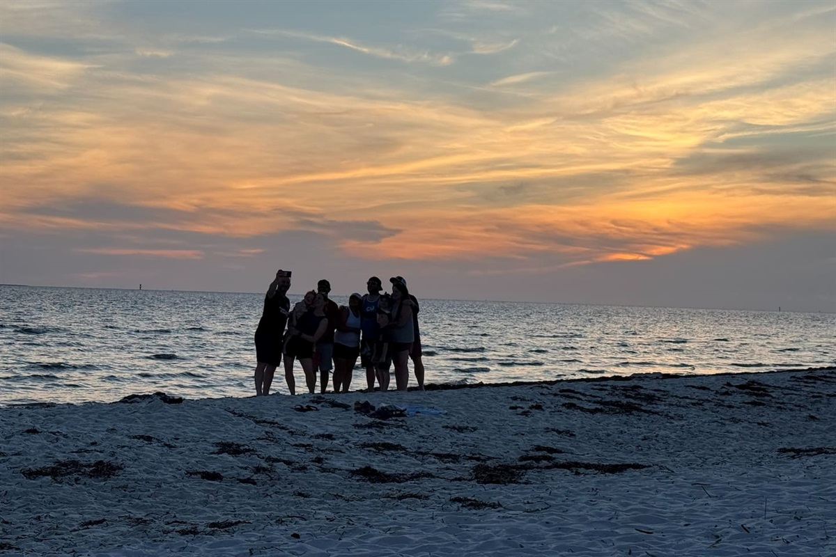 Make special memories with friends and family on the white sands of the private beach!