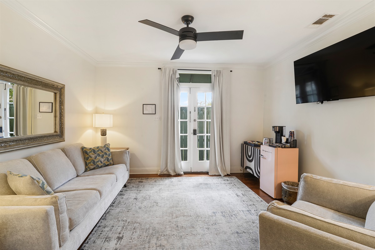 Living Area of the Mayfield Guest House