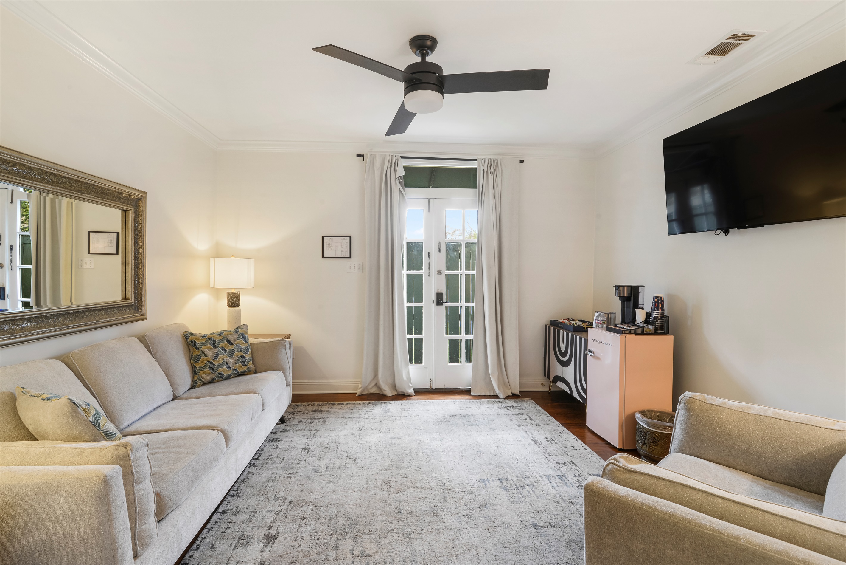 Living Area of the Mayfield Guest House