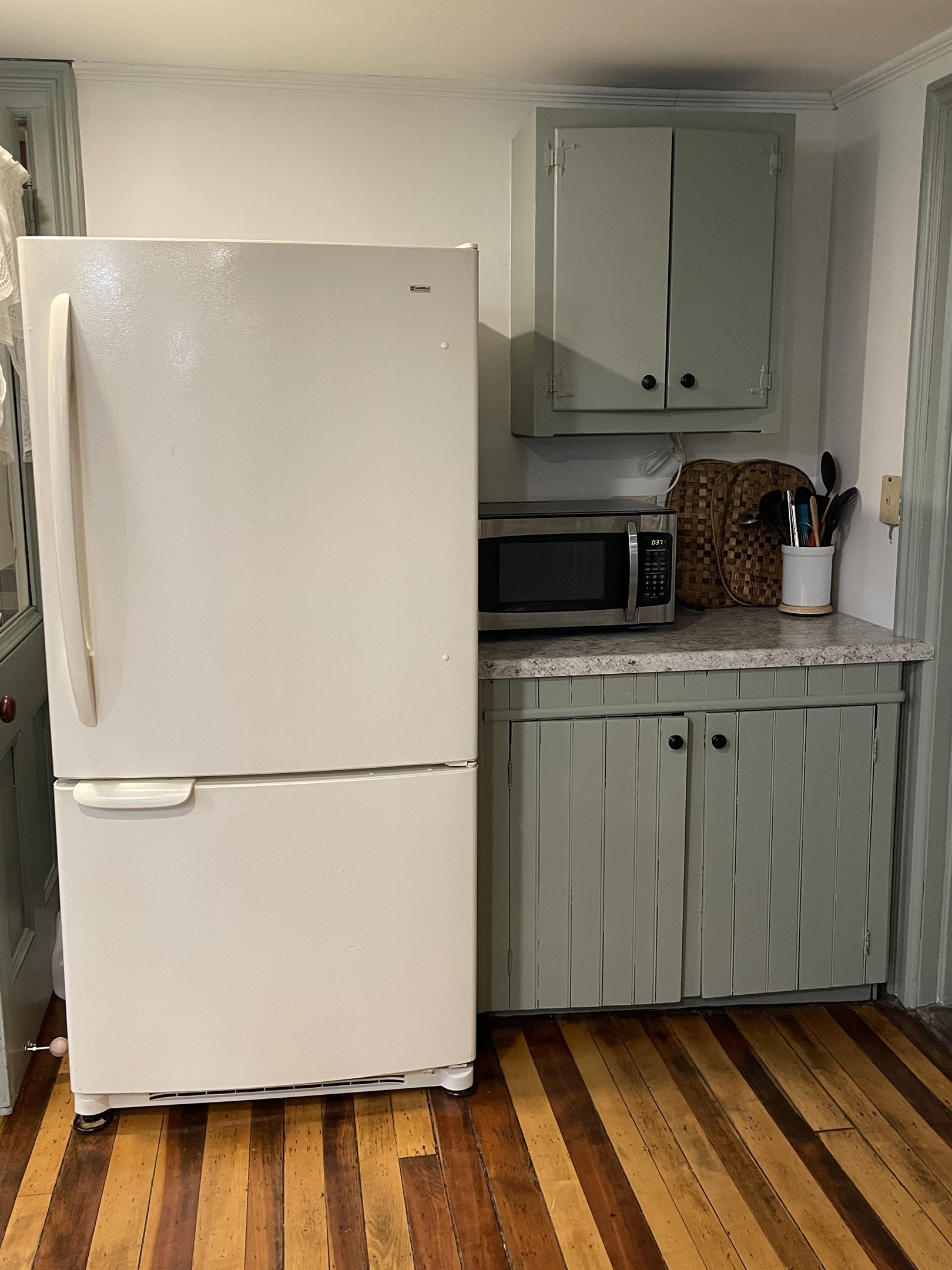 Refrigerator and microwave