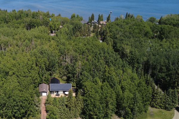 Private forest retreat with a massive brand-new front deck, surrounded by nature and peaceful views.