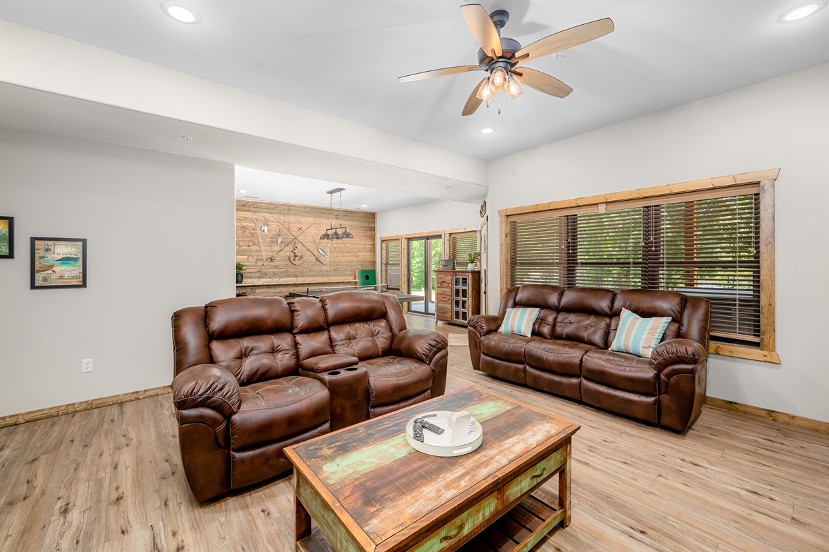 Lower level living space