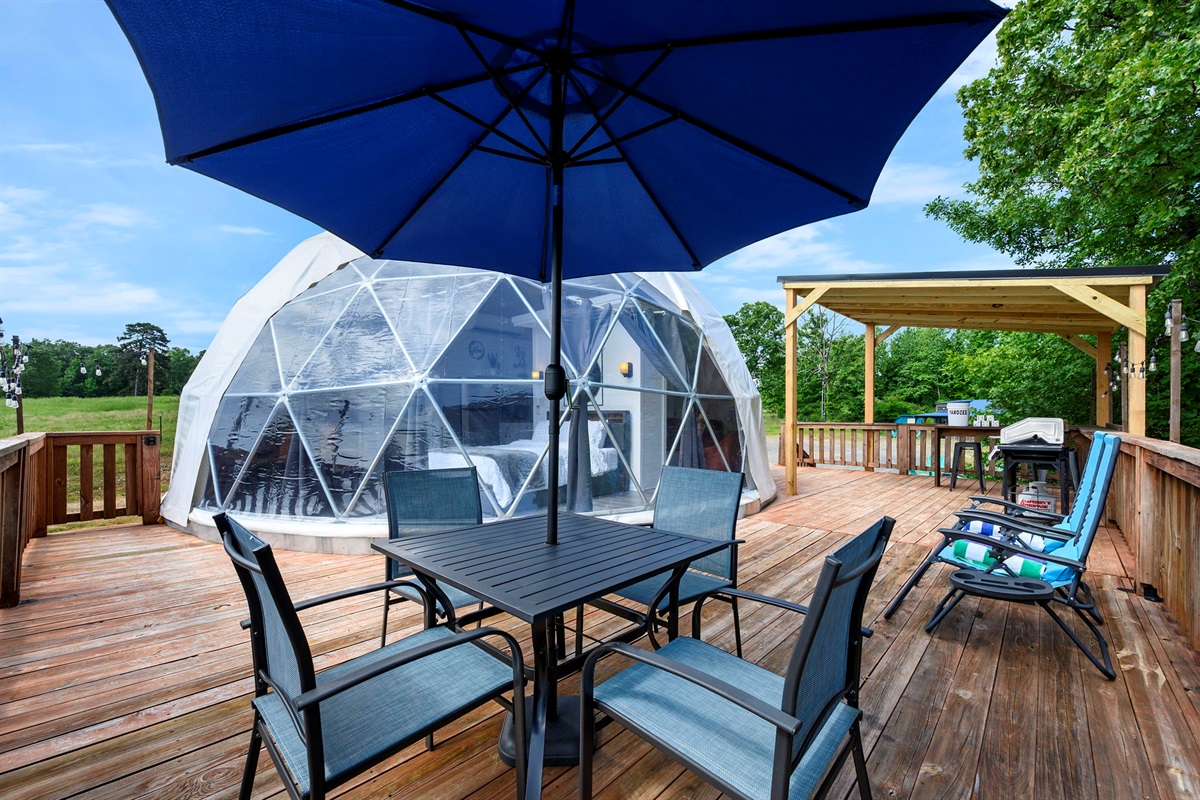 Patio Table with Umbrella