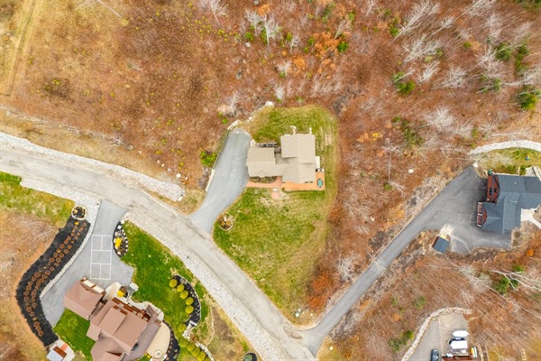 A bird’s-eye view of your private mountain retreat.