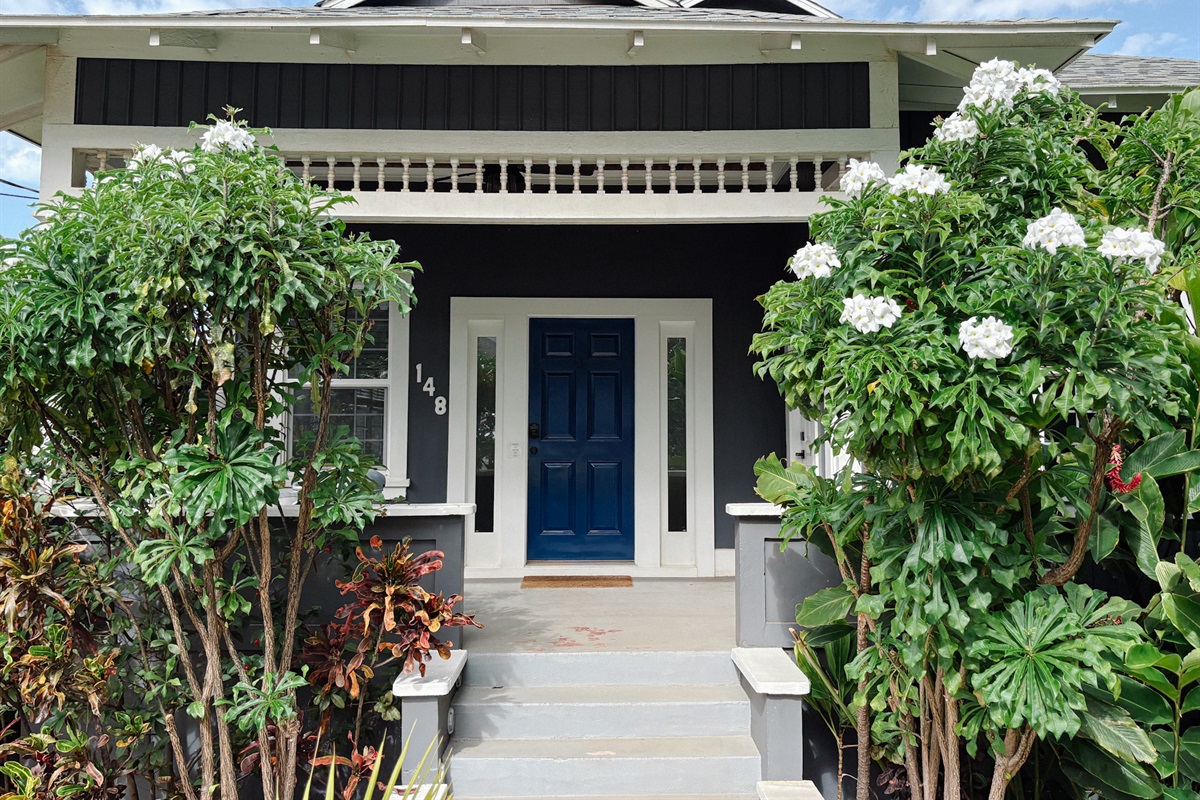 Your front door and patio