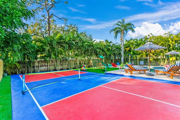 Pickleball court