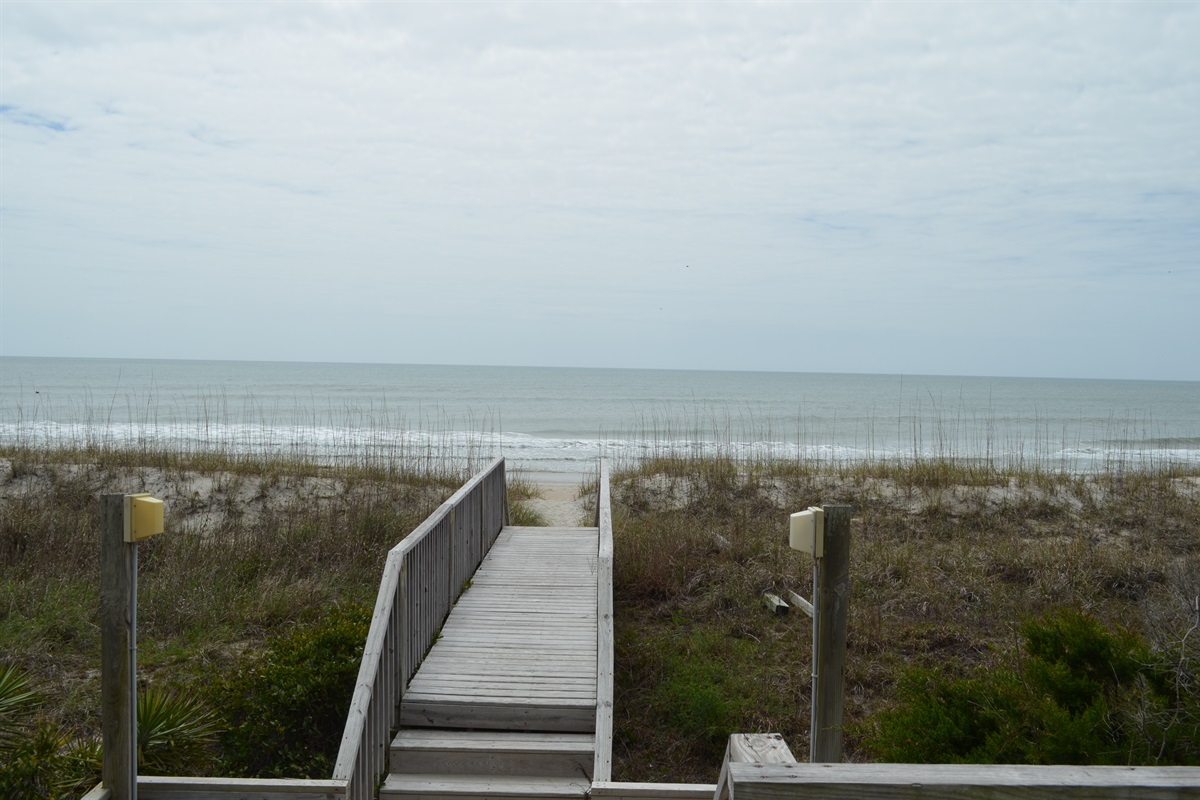 Walkway to beach