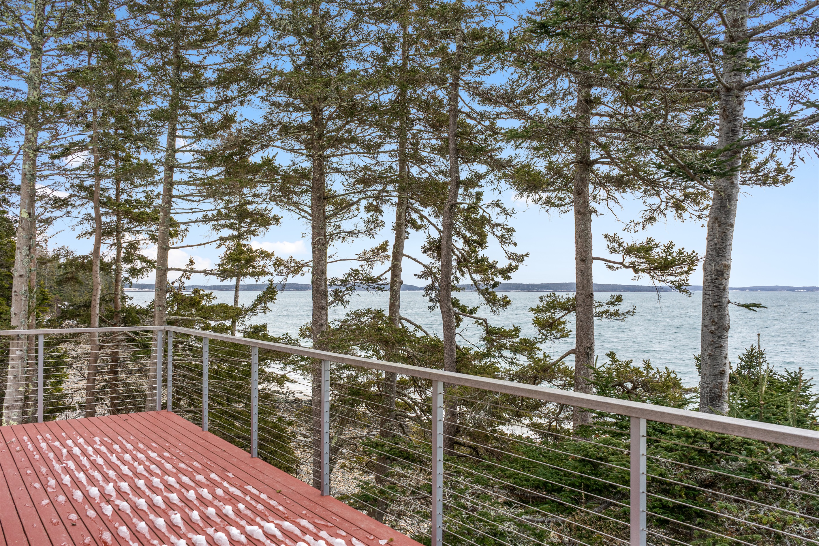 View from Deck - Looking Towards Bass Harbor Head Light and Gott's Island