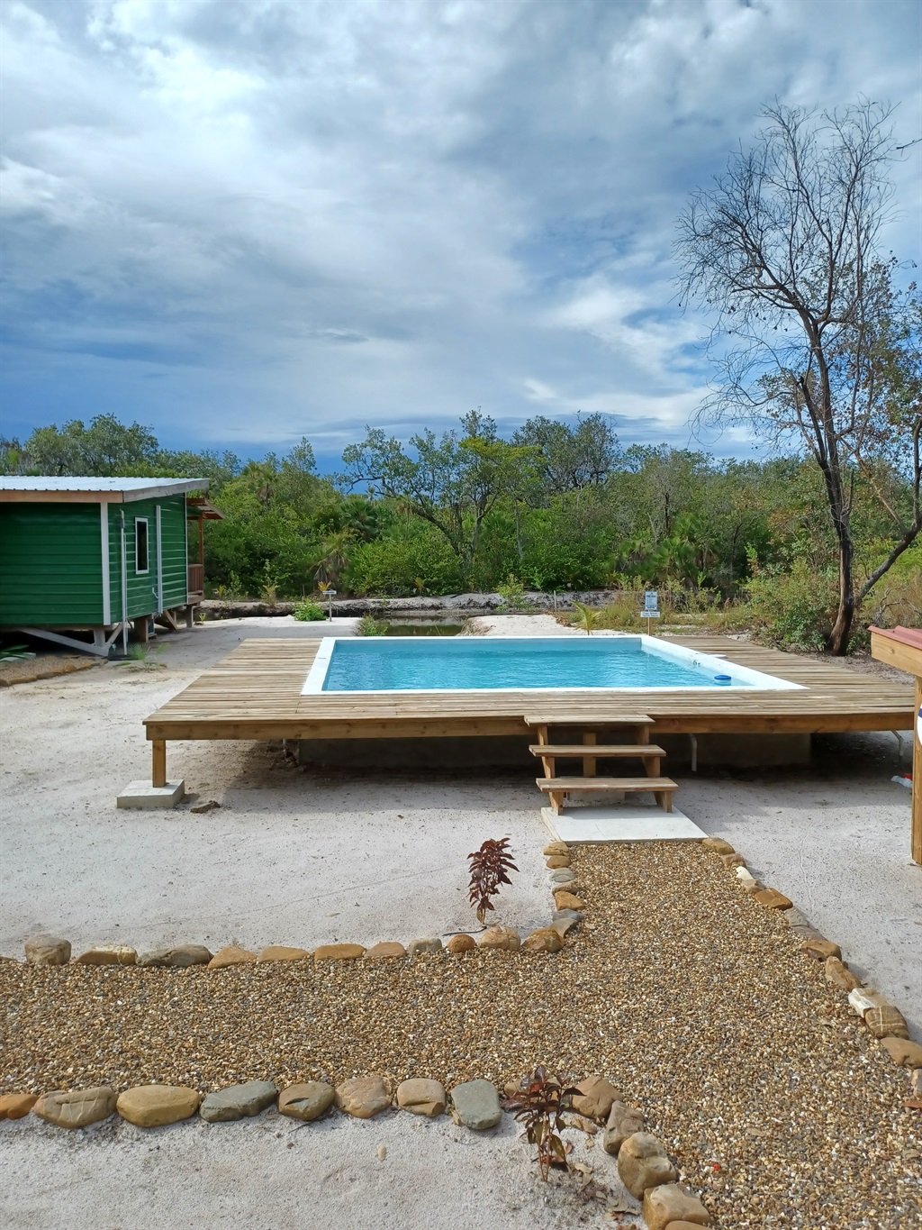 Shared pool on the canal