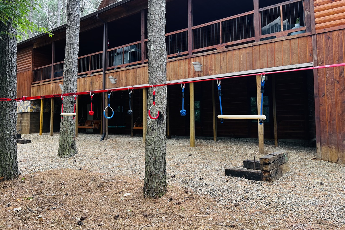 Backyard Bonanza at Madison Arbor: Unleash the Fun with a Ninja Obstacle Course! Let Your Kids Showcase Their Skills on this Exciting Activity!
