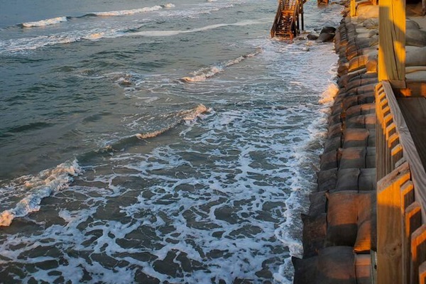High tide from the Balcony