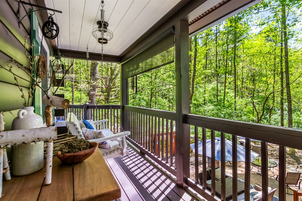 Morning coffee and early sunrise on the porch as you take time to relax and catch up on those books you have been wanting to read.