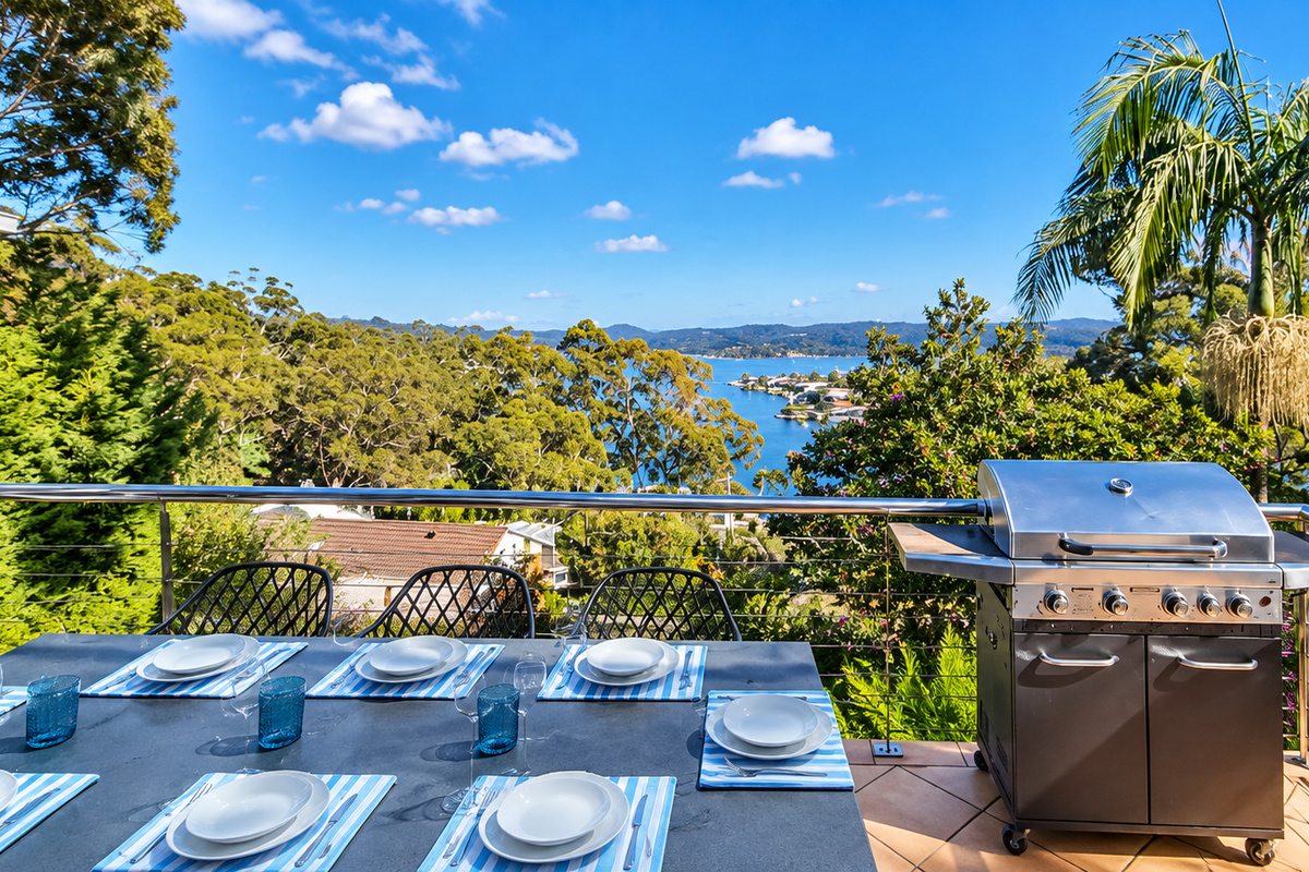 The perfect place to share a meal while enjoying panoramic views across the water.