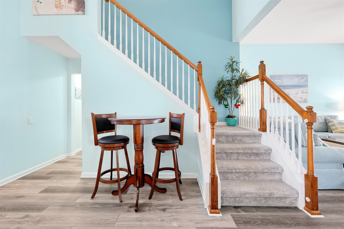 Extra seating by dining table, or just to relax