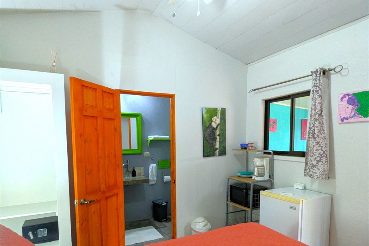 Bedroom Amenities and Private Bathroom